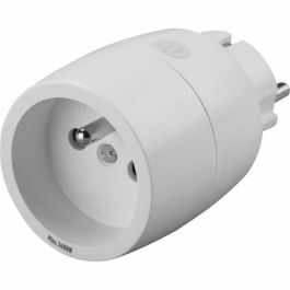 GAO AUC1697019356009 Kit 3 mini enchufes con mando a distancia + Mando a distancia, 230V, Blanco