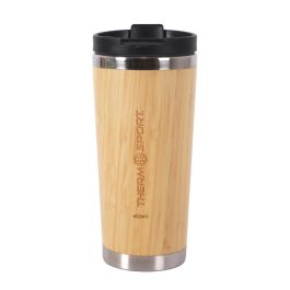 Termo Travel Mug 450 ml Bambú - Thermosport (9 Unidades) Termo Travel Mug 450 ml Bambú - Thermosport (9 Unidades)