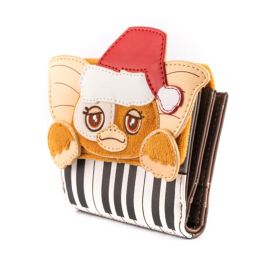 Loungefly Monedero Gremlins Gizmo Navidad con Teclado Musical, Felpa y Cuero Vegano