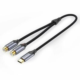 Cable Conversor Vention BGVHG/ 2x RCA Hembra - USB Tipo-C Macho/ 1.5m/ Gris Precio: 6.50000021. SKU: B1JGLVYHRA