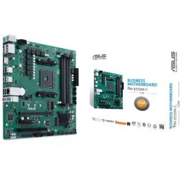 ASUS B550M-C/CSM Placa Base AMD AM4 Micro ATX con Chipset B550, DDR4 hasta 128GB para AMD Ryzen 3000 Series