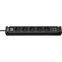 Regleta Enchufes 5 Tomas con Interruptor Brennenstuhl Bremounta 3600 W USB x 2 (3 m)