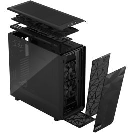 Fractal Design FD-C-MES2X-02 Meshify 2 XL Caja PC Negra para Gaming ATX EATX Micro ATX Mini-ITX SSI CEB con Ventana Lateral y Panel de Vidrio Templado