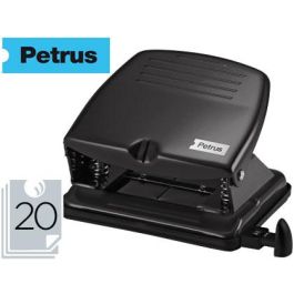 Taladrador Petrus 65 Color Negro Capacidad 20 Hojas