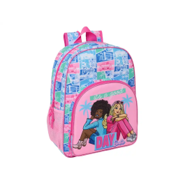 Safta Mochila Escolar Adaptable a Carro Barbie Azul 42x33x14 cm Precio: 37.6899996. SKU: B15LH9BY4H
