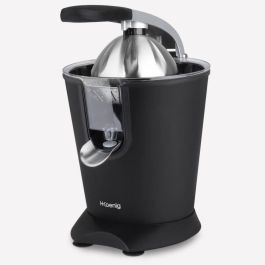 Exprimidor de cítricos - HKoeNIG - AGR82 - Eléctrico - 160 W - Dispositivo silencioso - Negro mate y acero inoxidable Exprimidor de cítricos - HKoeNIG - AGR82 - Eléctrico - 160 W - Dispositivo silencioso - Negro mate y acero inoxidable