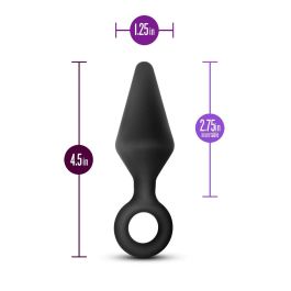 Plug Anal Blush Adventures Negro (11,4 cm) (6,9 cm) Plug Anal Blush Adventures Negro (11,4 cm) (6,9 cm)
