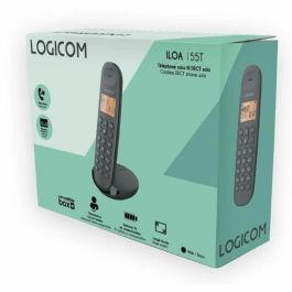 Logicom Teléfono Inalámbrico Fijo DECT ILOA 155T Negro Con Contestador Automático Precio: 42.69000032. SKU: B1CN4BZSVA