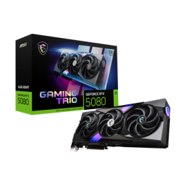 MSI Tarjeta Gráfica GEFORCE RTX 5080 16G TRIO OC NVIDIA 16 GB GDDR7 7680 x 4320 Pixeles 912-V531-005