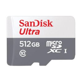SanDisk Tarjeta de Memoria microSDXC Ultra 512 GB UHS-I Clase 10 - Adaptador SD Incluido - Velocidad de Lectura Hasta 100 MB/s Precio: 154.88999944. SKU: B12B92378P