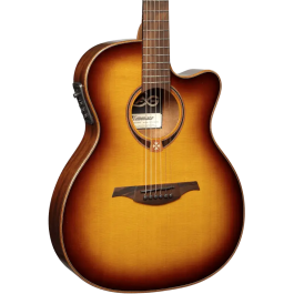 LAG Guitarra Acústica Auditorium Slim Cutaway 118 A/E - Brown Shadow | Electroacústica Tapa Cedro Rojo Macizo, Fondo Khaya, Acabado Brillante Precio: 603.369888. SKU: B1A7YD9B3D