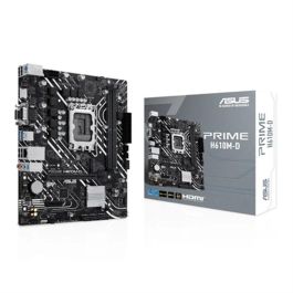 ASUS PRIME H610M-D 90MB1G80-M0EAY0 Placa Base Intel LGA 1700 H610 DDR5 Micro ATX HDMI VGA M.2 SATA3 USB 3.2