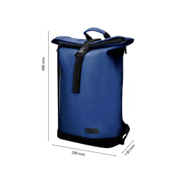 Antartik Mochila Roll Pack Waterproof Enrollable Gran Capacidad Azul Marino