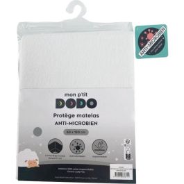 MON P'TIT DODO 1901482 Protector de Colchón Alese Antimicrobiano de Vellón PVC 70x140 cm