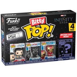 FUNKO Bitty POP! Figuras Marvel The Infinity Saga Blister 4 figuras, incluye 1 misteriosa - Loki Precio: 18.49999976. SKU: B1J5N42QEM