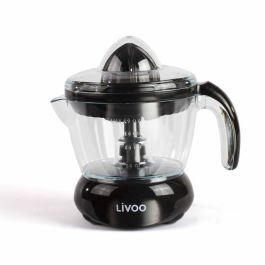 Livoo DOD131B Exprimidor de cítricos 700 ml Automático Doble Rotación Conos Intercambiables Selector Pulpa Accesorios Desmontables Negro