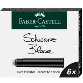 Faber Castell Estuche 6 Cartuchos De Tinta Estándar Negro Precio: 0.58999963. SKU: B1CMGH64VP