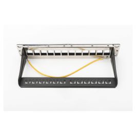 Digitus Patchpanel 1HE 12-Port Modular, 12 Puertos, Montaje en Bastidor, 1U, Negro