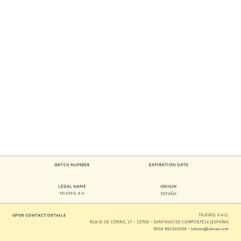 Televes Zócalo para montaje toma en superficie, Blanco, PVC