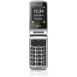 Bea-Fon SL495 LTE Teléfono Móvil Concha 4G con Botones Grandes Negro/Plata