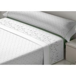 Juego de Sábanas Tejidos Reina Nicola Blanco Verde Cama de 200 Precio: 29.88999959. SKU: B13MJ85XLJ