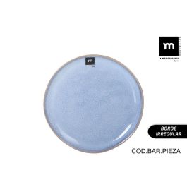 Plato Llano La Mediterránea Macarella blue Ø 20,5 cm (24 Unidades) Plato Llano La Mediterránea Macarella blue Ø 20,5 cm (24 Unidades)