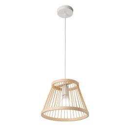 SKD-P80101 Lámpara Colgante Bielsko-Biala de Ratán Natural Resistente, Estilo Boho-Chic para Interiores, Casquillo E27