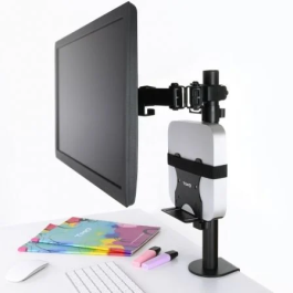 Tooq Soporte Mini PC TCCH0001-B Negro hasta 5kg VESA 50x50 75x75 100x100