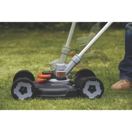 BLACK & DECKER Cortacésped y Trimmer Inalámbrico 3 en 1 de 28 cm y 18 V