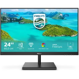 Philips 245E1S Monitor E-line 24" QHD (2560x1440) IPS 4ms 75Hz HDMI DisplayPort VGA Negro
