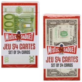 Baraja 54 Cartas Billetes Mister Gadget