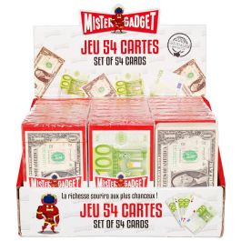 Baraja 54 Cartas Billetes Mister Gadget