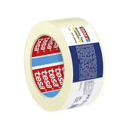 Tesa Cinta Adhesiva para Pintor, Enmascaramiento General, 45 m x 48 mm, Rollo de 45 Metros