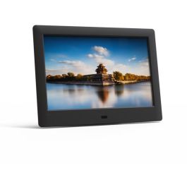 Braun DigiFrame 81 Slim Marco Digital 8" IPS 1024x768 Negro con Reproducción Vídeo/Música, Reloj, Alarma y Calendario