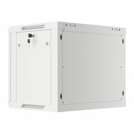 Lanberg WF01-6409-10S Armario Rack Bastidor de Pared de 9U con Carga Máxima de 60 kg, Color Gris