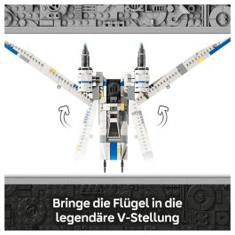 Lego Star Wars 75399 Caza Estelar Ala-U de la Alianza Rebelde Andor Set de Construcción para Niños de 8 Años en Adelante