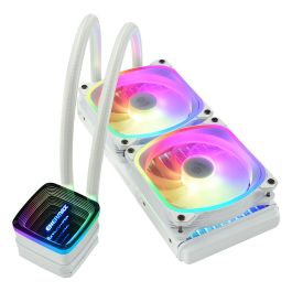 Enermax Kit Refrigeración Líquida Aquafusion ADV ELC-AQFA240-SQA-W 240mm Blanco 2 Ventiladores 12cm