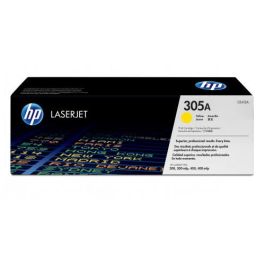 HP 305A CE412A Cartucho de Tóner Original Amarillo para Impresora HP LaserJet Pro - Rendimiento 2600 Páginas Precio: 137.50000044. SKU: S5600689