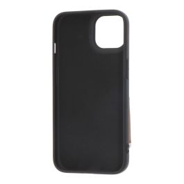 Carcasa negra de plástico soft touch para iphone 14