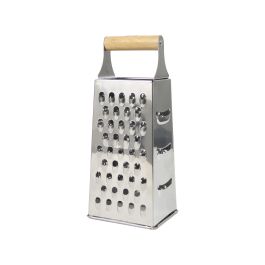 Qutti Rallador Multiusos con Asa de Bambú de 21.5 cm (24 Unidades)