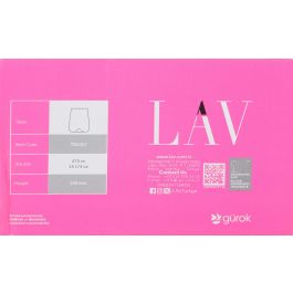 Lav Set de 6 Vasos de Cristal Terra, 475 ml - Ideal para Agua, Zumo o Refrescos. Diseño Moderno y Duradero. (8 Cajas)