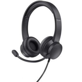 Trust Auriculares Ayda Estéreo Jack 3.5 mm Con Micrófono Ajustable Negro