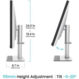 BenQ MA320U Monitor 31.5" 4K UHD IPS USB-C HDMI DP Ajuste Altura Pivote Color Plata