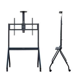 Soporte de Suelo con Ruedas TooQ FS20208M-B para TV de 55-100"/ hasta 120kg