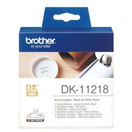 Etiquetas Brother Precortada Papel Blanco Ø 24 Mm Rollo 1.000 Uds.Redonda (Dk11218) Precio: 16.50000044. SKU: B1DZYGS5J3