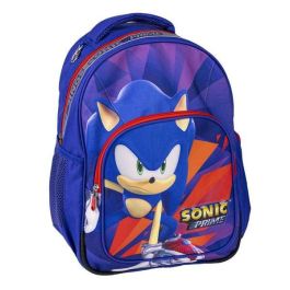 Cerdá Mochila Escolar Mediana Sonic Prime 42 cm Morada para Niños +3 Años