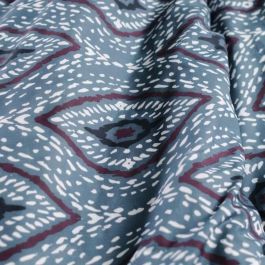 Today 120316 Juego de Cama Sunshine Algodón Estampado Azul 260x240cm con 2 Fundas de Almohada 63x63cm Lavable a 40°C