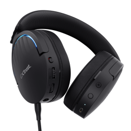 Trust Gaming GXT 491 Fayzo Auriculares Gaming Inalámbricos Dual Micrófono Cancelación Ruido Sonido Envolvente 7.1 Multiplataforma Negros