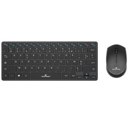 Paquete de teclado y mouse inalámbrico - Bluestork - Pack -Mini/FR - Ultra Compact - Negro