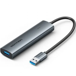 Vention TGXHB Hub USB 3.0 5-en-1 Gris con 1x USB Tipo-C PD, 3x USB y 1x USB Tipo-C, 5 Gbps Precio: 14.49999991. SKU: B19SWDG3JB